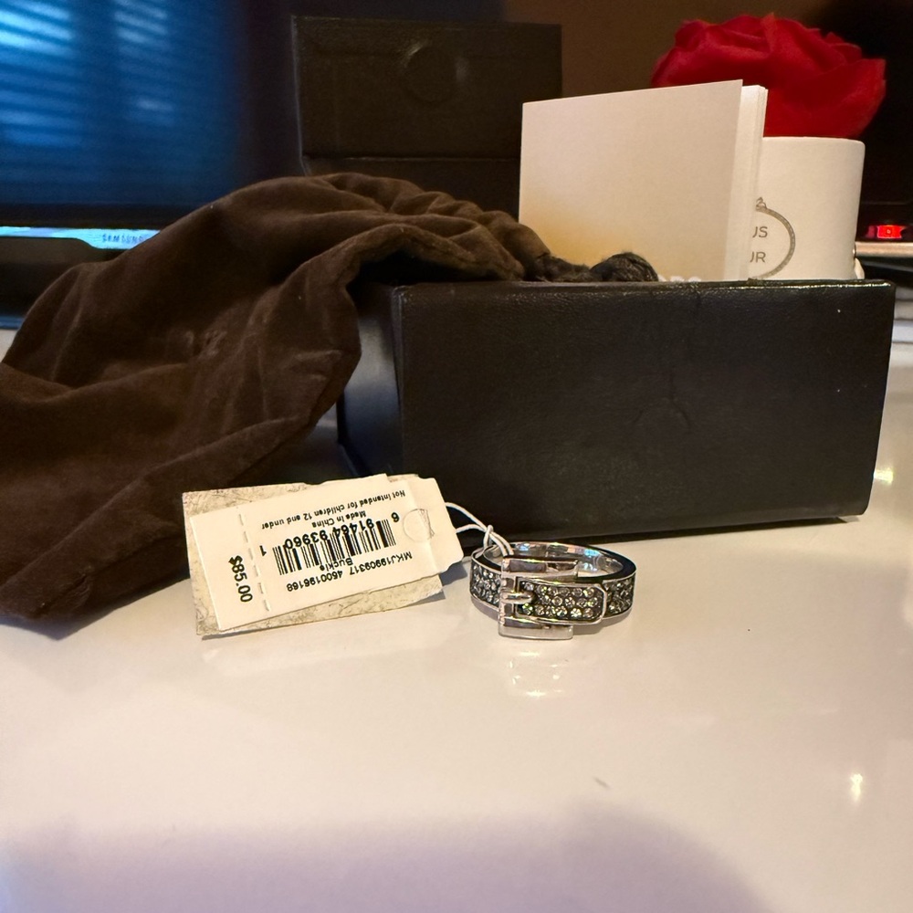 NWT Michael Kors Buckle Ring w/Box